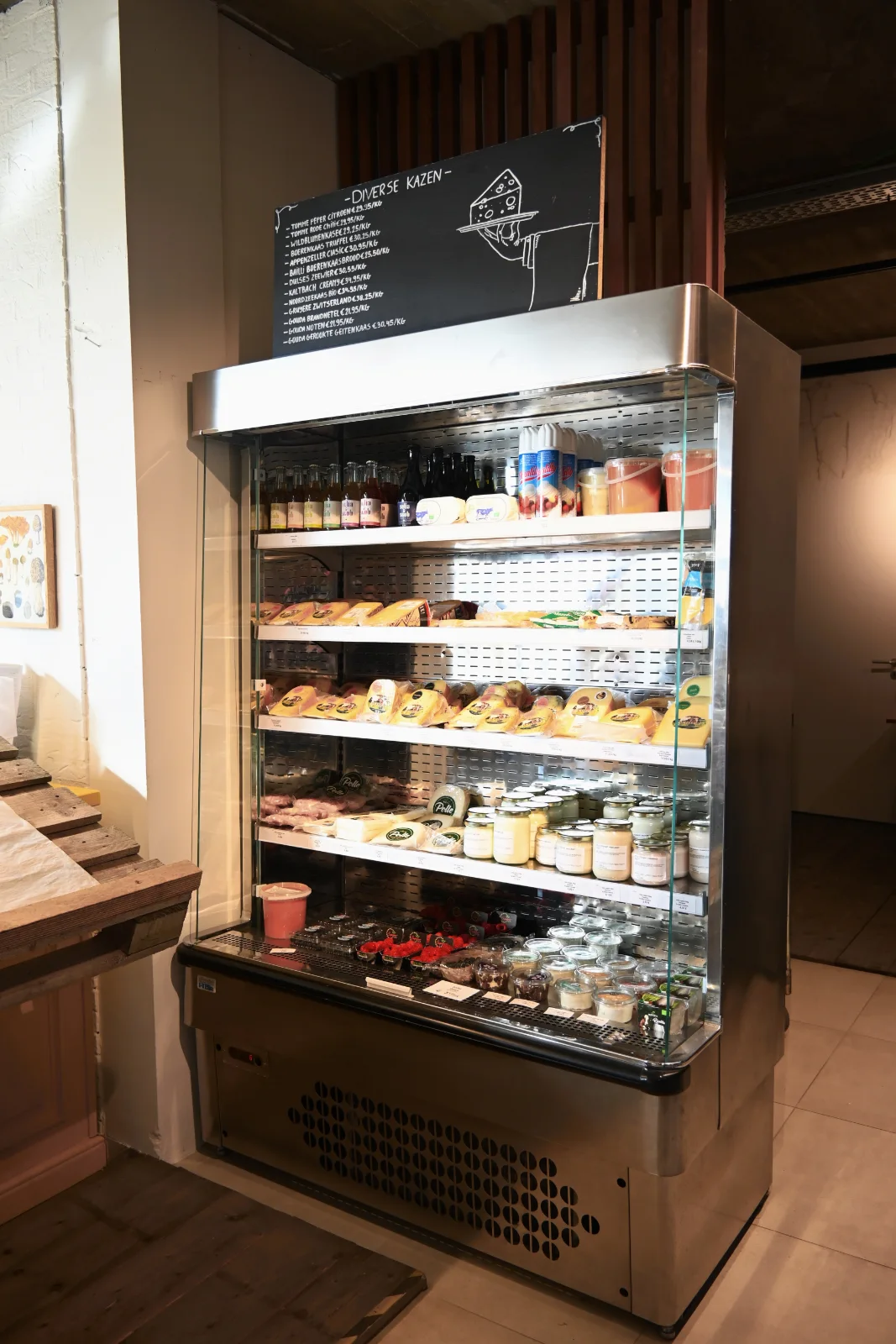 Lokale kazen en zuivelproducten